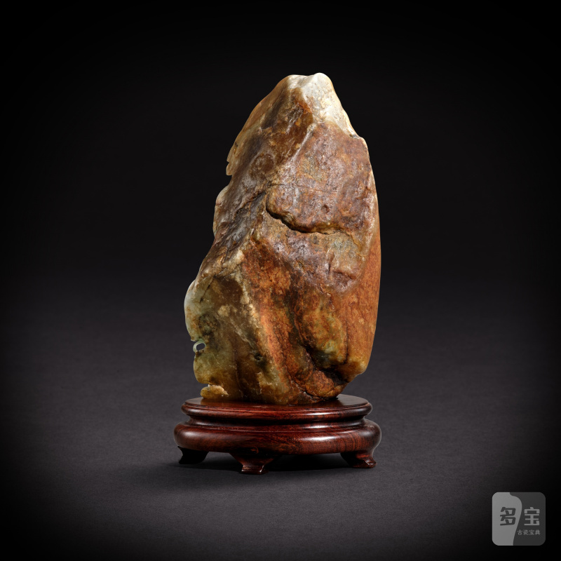 A jadeite 'boys' boulder | 翠玉五子圖山子 - 图4